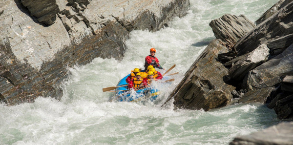 Shotover River rafting