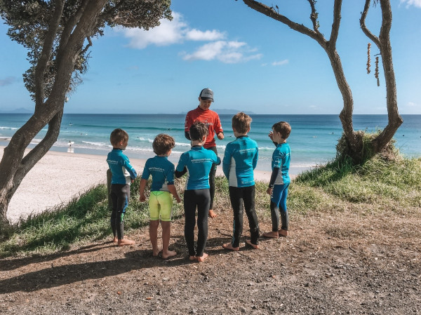 private surf lessons Auckland