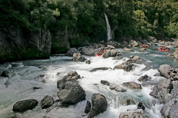 rapids on the Rangitikei River