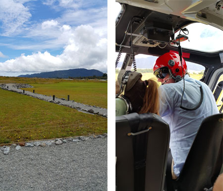 Helicopter pad Franz Joseph