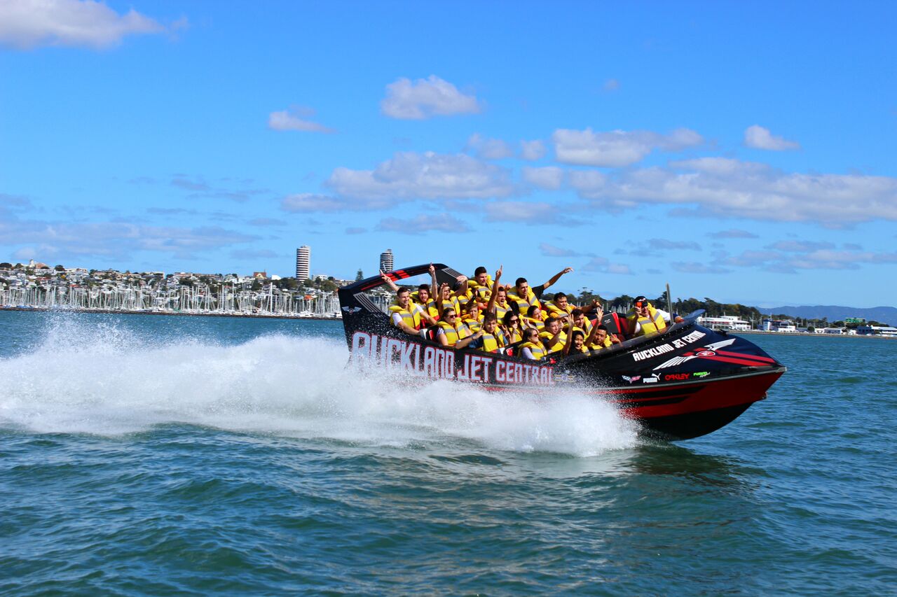 Jet Boat Ride Auckland Harbour