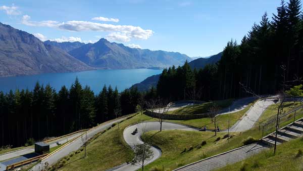 Lake Wakatipu from Skyline Luge