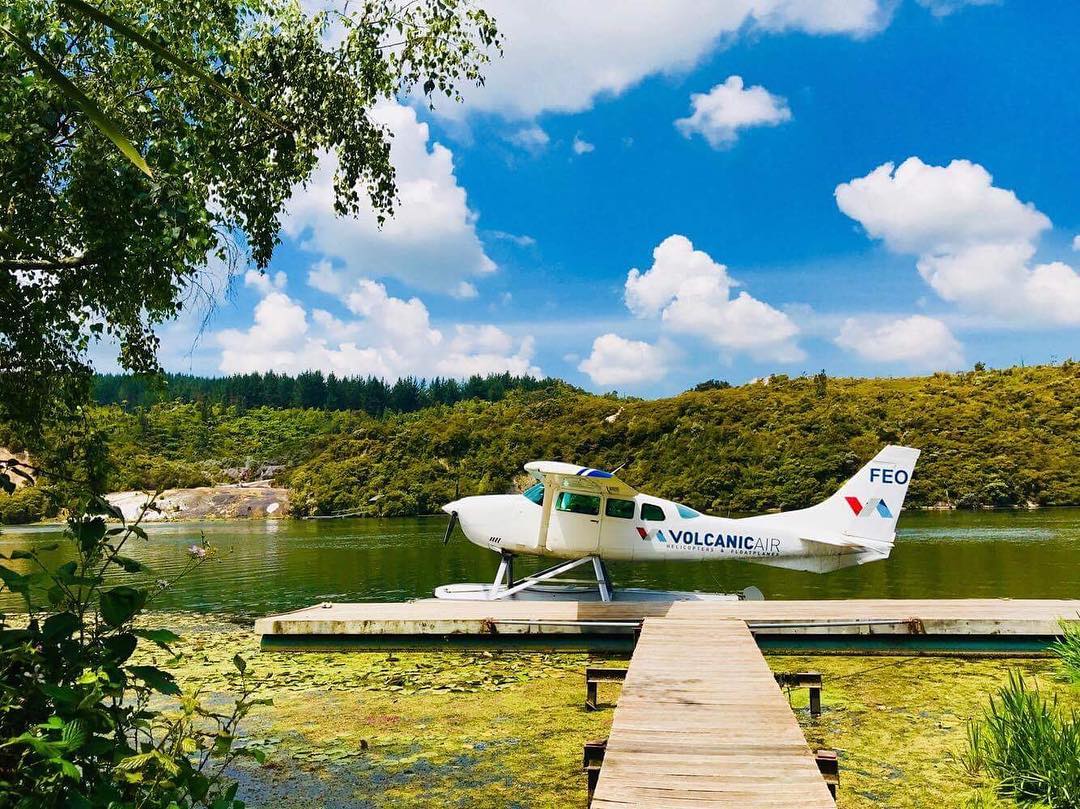 Orakei Korako floatplane