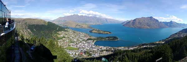Panoramic views Queenstown