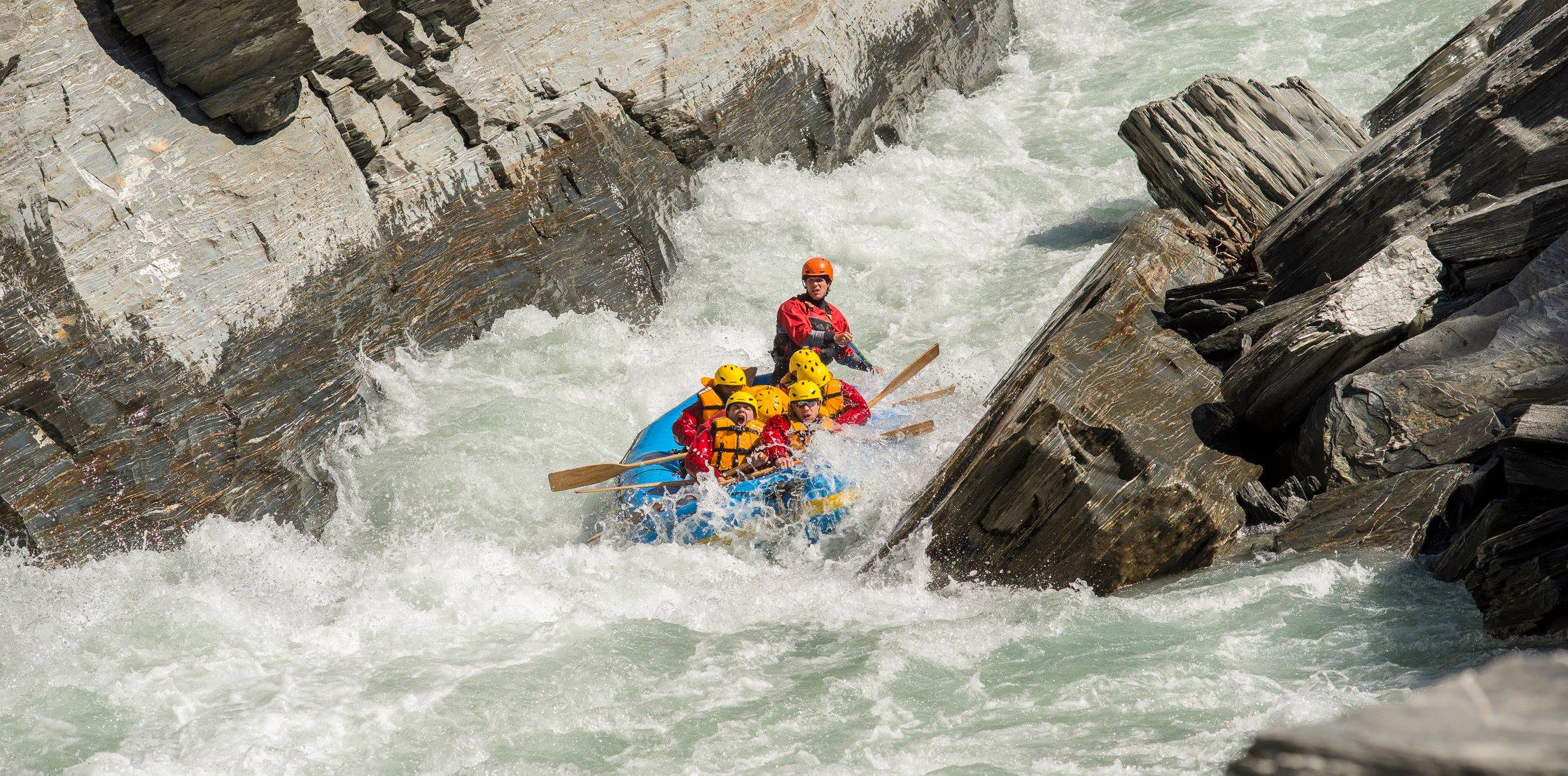 Shotover River rafting