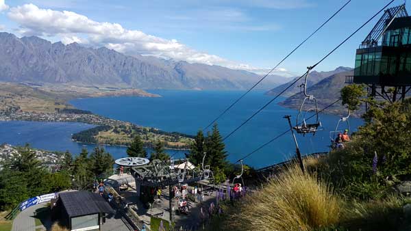 View of Queenstown from Gondola