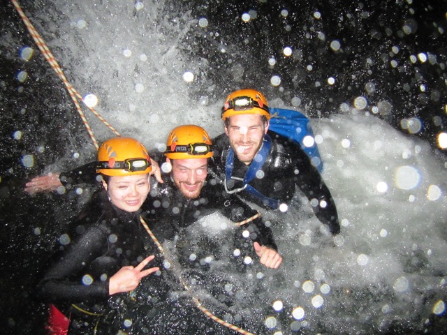 night canyoning